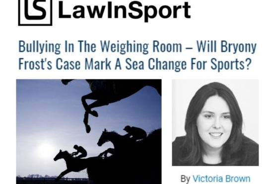 Victoria Brown in LawInSport