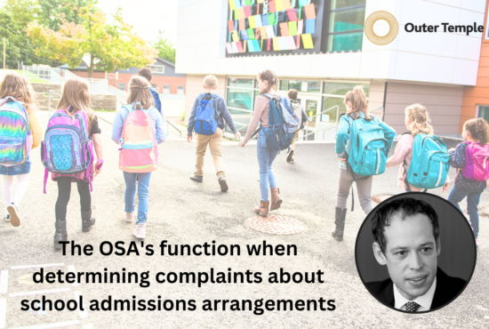 Alex Line acts in Robert Sharp, R (on the application of) v The Office of the Schools Adjudicator.