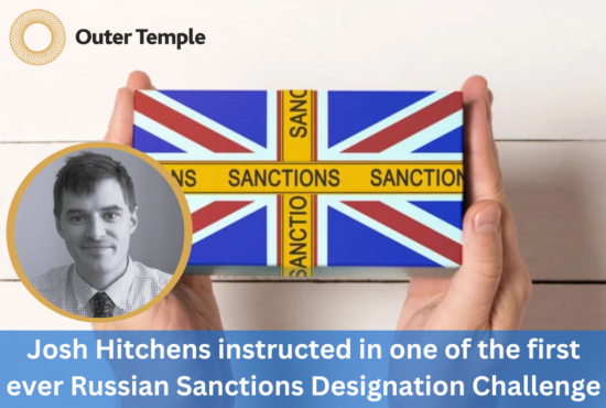 Josh Hitchens instructed in one of the first ever Russian Sanctions Designation Challenge