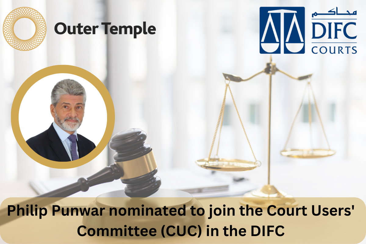 Philip Punwar nominated to join the Court Users' Committee (CUC) in the DIFC