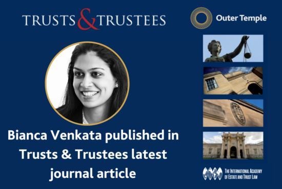 Bianca Venkata published in Trusts & Trustees latest journal article