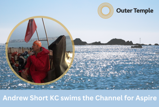 Andrew Short KC swims the Channel for Aspire
