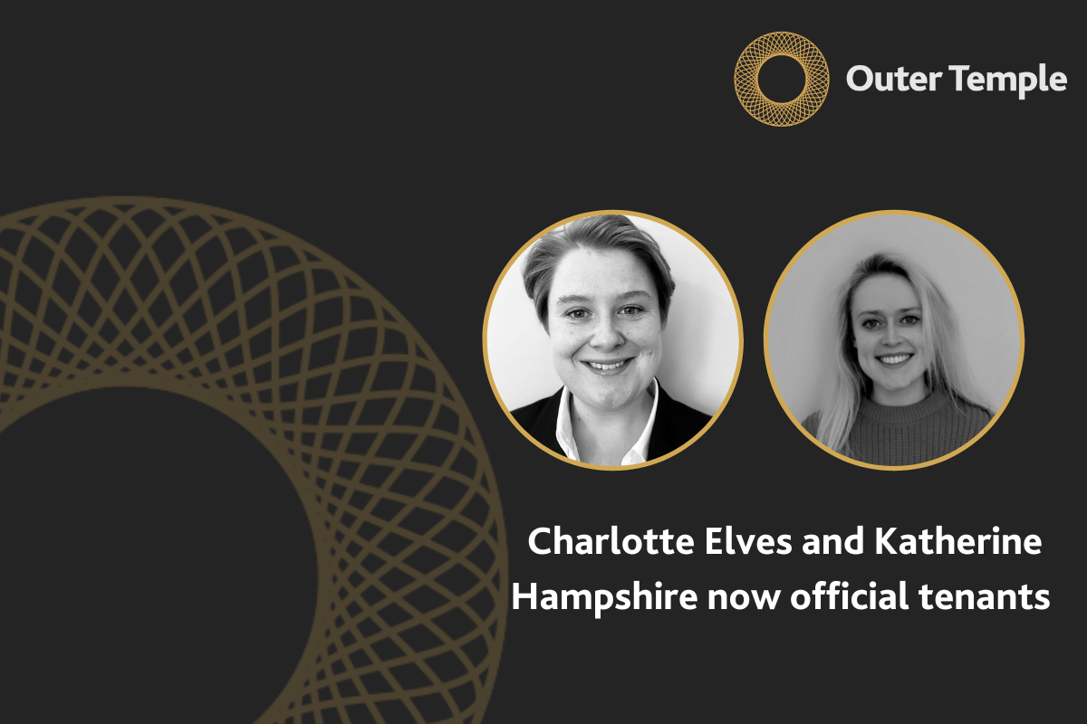 Charlotte Elves and Katherine Hampshire have officially joined Chambers as tenants
