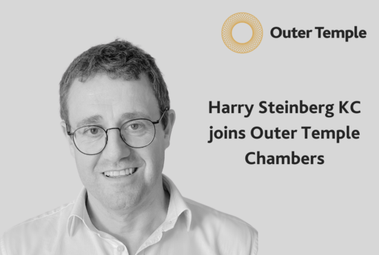 Harry Steinberg KC joins Outer Temple Chambers