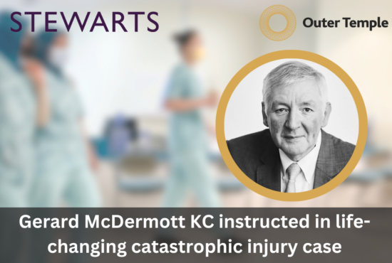 Gerard McDermott KC secures £23 million in spinal cord road traffic collision case