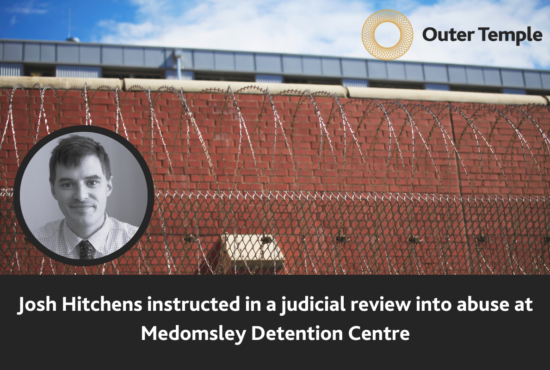 Outer Temple's John McKendrick KC and Josh Hitchens have been instructed in a judicial review of the Lord Chancellor's refusal to hold a public inquiry into abuse at Medomsley Detention Centre ("MDC").