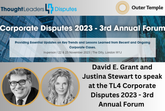 TL4 Corporate Disputes 2023 - 3rd Annual Forum (22nd to 23rd November)