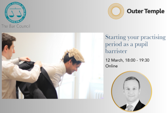 George Bennett to speak at The Bar Council event: Starting your practising period as a pupil barrister