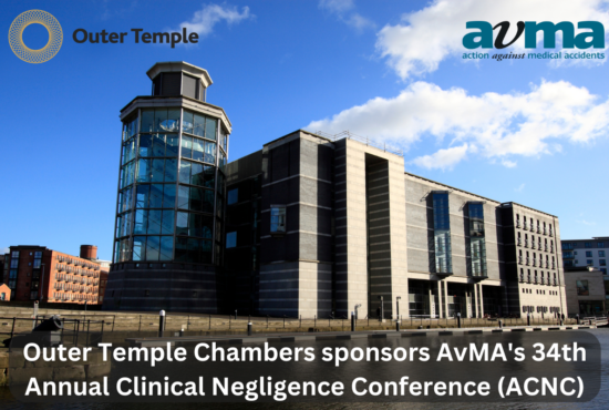 Outer Temple Chambers sponsors AvMA's 34th Annual Clinical Negligence Conference (ACNC)