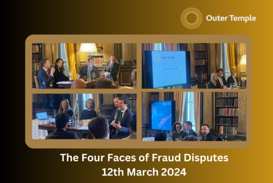 The Four Faces of Fraud Disputes - 12th March 2024