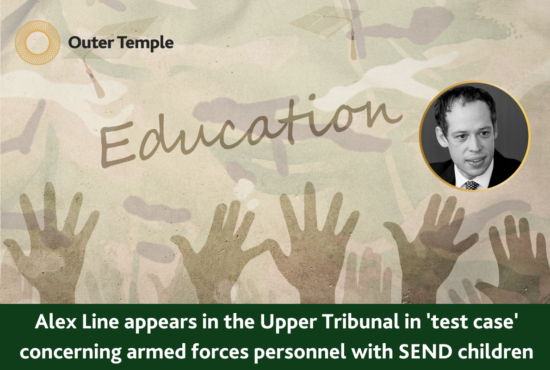 Education Law Specialist, Alex Line, has recently been involved in an important Upper Tribunal decision concerning families of armed forces personnel who have children with special educational needs.