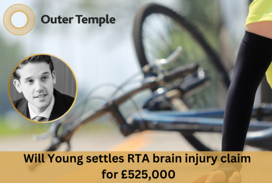 Will Young settles RTA brain injury claim for £525,000
