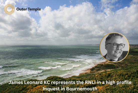 James Leonard KC represents the RNLI in a high profile Inquest in Bournemouth