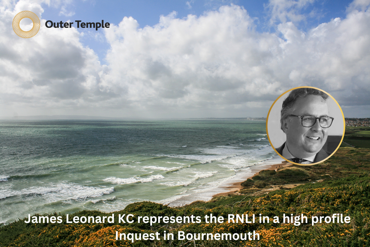 James Leonard KC represents the RNLI in a high profile Inquest in Bournemouth