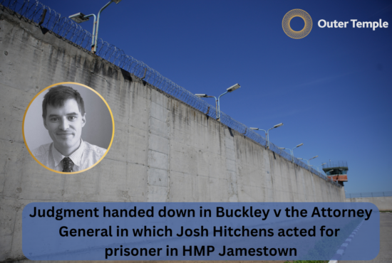 Judgment handed down in Buckley v the Attorney General in which Josh Hitchens appeared