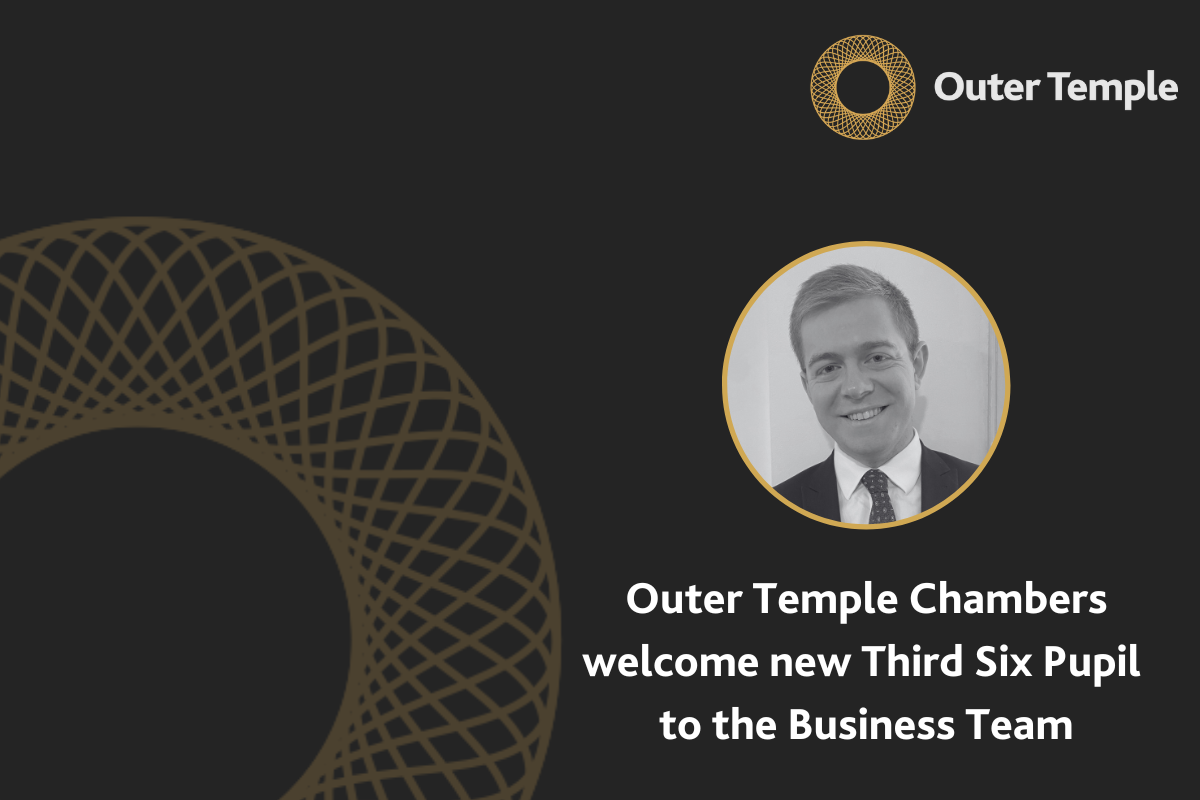 Outer Temple Chambers welcome new Third Six Pupil to the Business Team