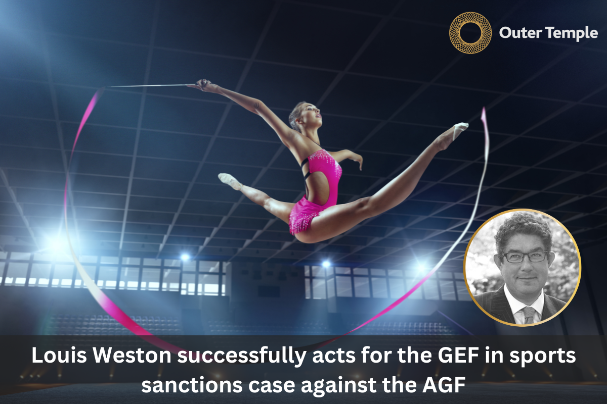 Louis Weston successfully acts for the GEF in sports sanctions case against the AGF