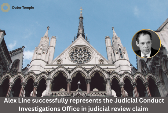 Alex Line successfully represents the Judicial Conduct Investigations Office in judicial review claim about complaints concerning Court of Appeal judges