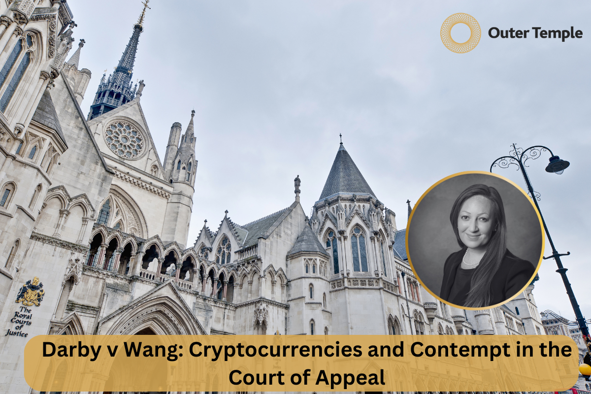 Darby v Wang: Cryptocurrencies and Contempt in the Court of Appeal