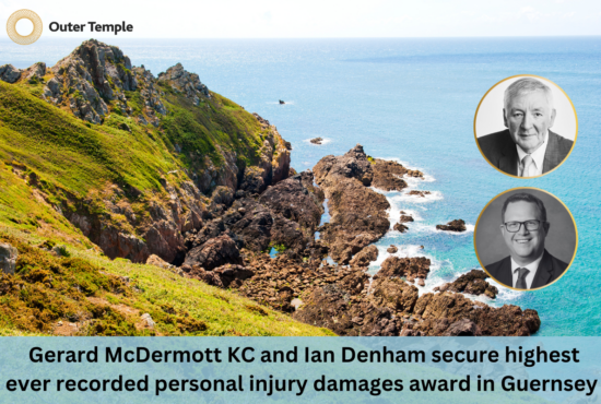 Gerard McDermott KC and Ian Denham secure highest ever recorded personal injury damages award in Guernsey