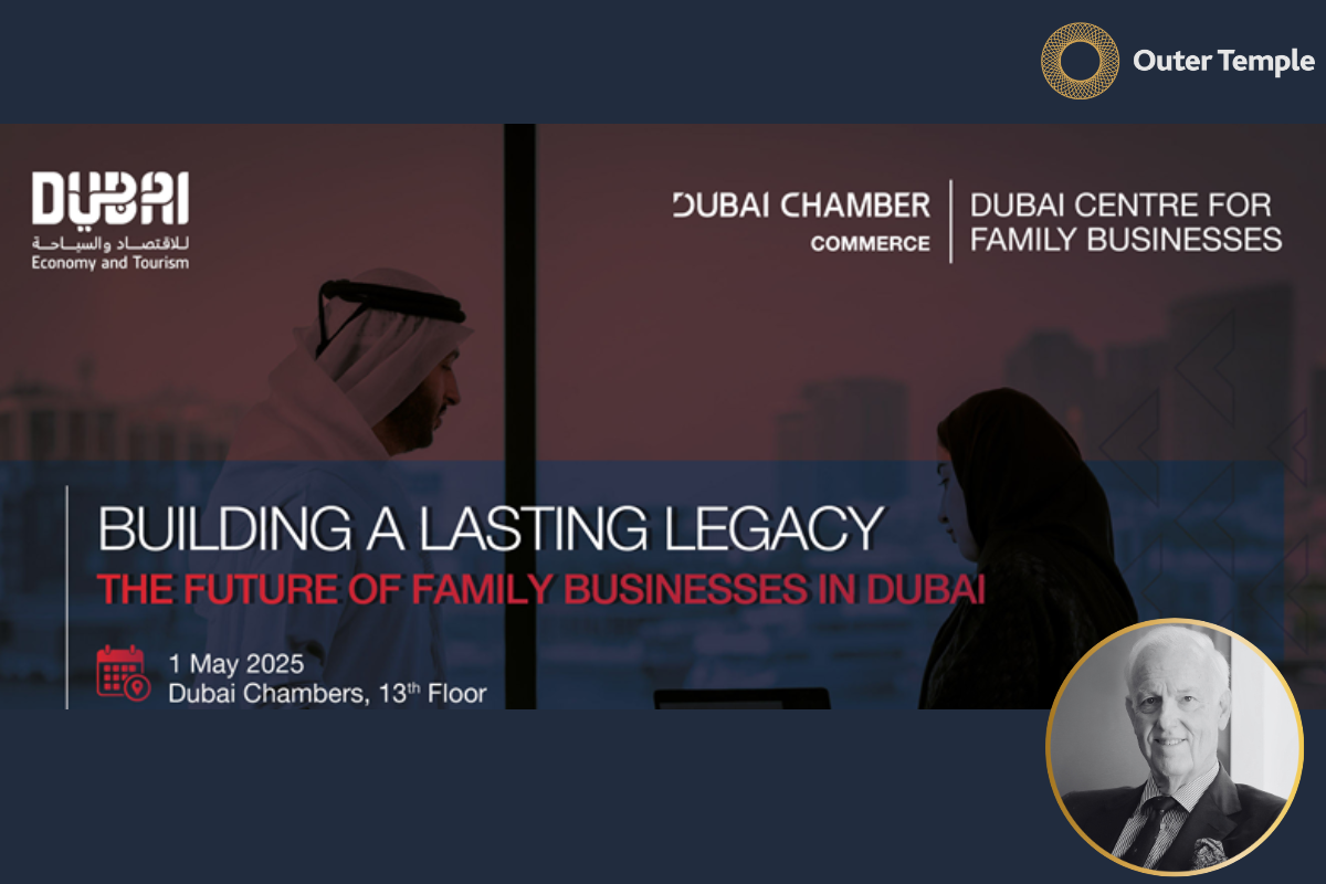 David Russell KC to speak at 'Building a Lasting Legacy - The Future of Family Businesses in Dubai'