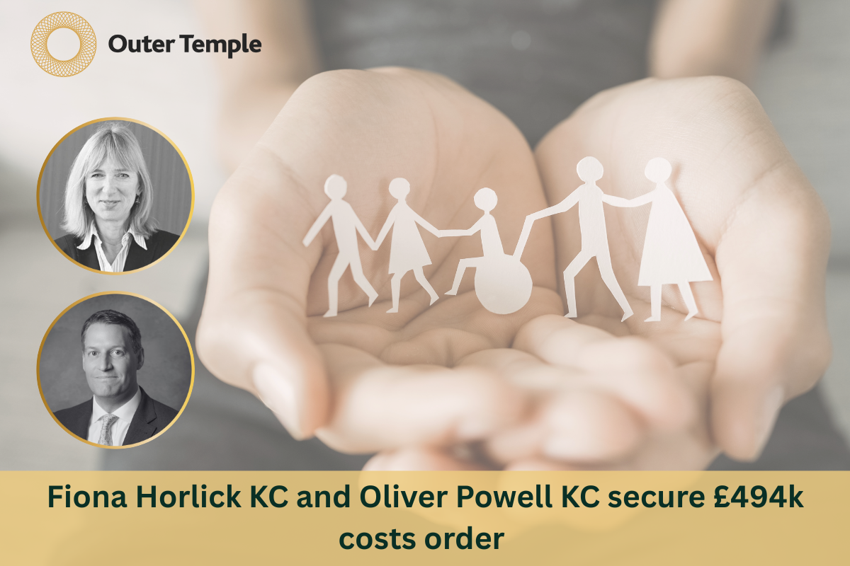 Fiona Horlick KC and Oliver Powell KC secure £494k costs order