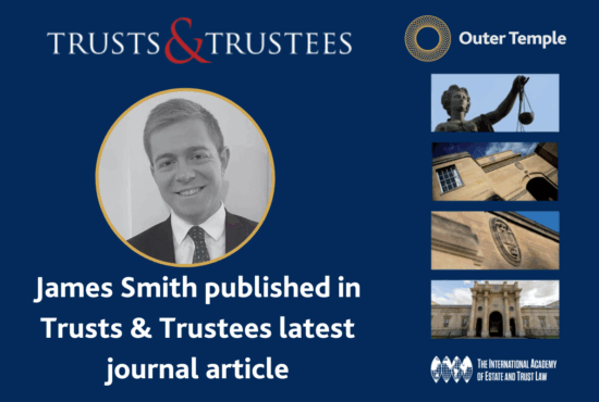 James Smith published in Trusts & Trustees latest journal article