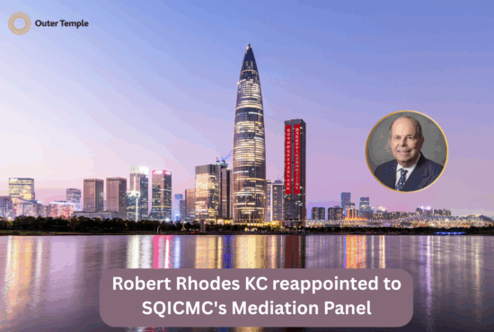 Robert Rhodes KC reappointed to SQICMC's Mediation Panel