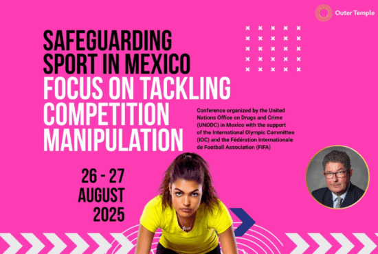 Louis Weston speaks at the 'Safeguarding Sport in Mexico' Conference