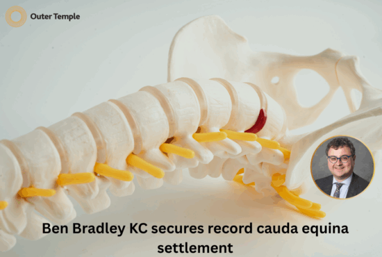 Ben Bradley KC secures record cauda equina settlement