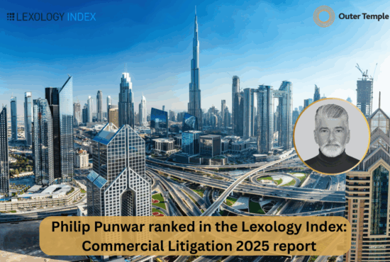 Philip Punwar ranked in the Lexology Index: Commercial Litigation 2025 report
