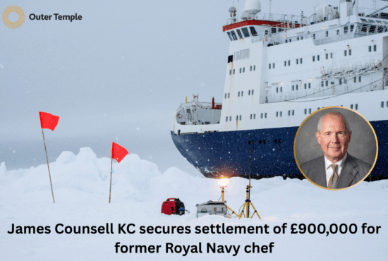 James Counsell KC secures settlement of £900,000 for former Royal Navy chef
