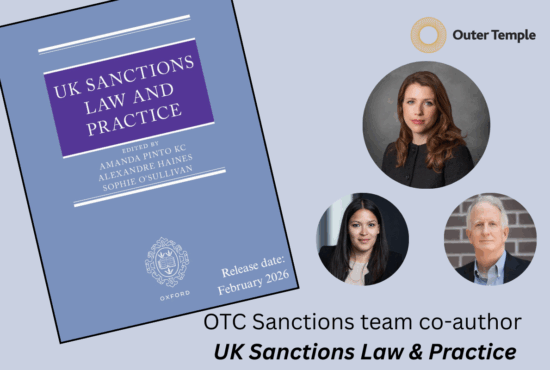 UK Sanctions Law and Practice,