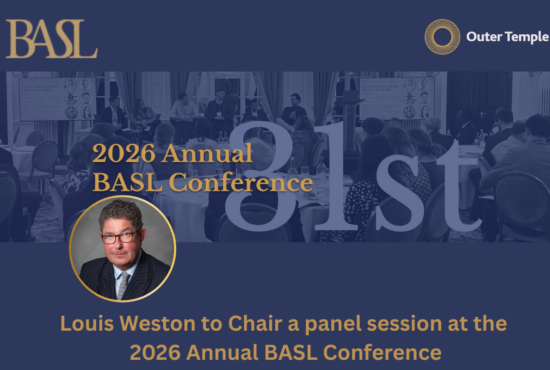 Louis Weston to Chair a panel session at the 2026 Annual BASL Conference