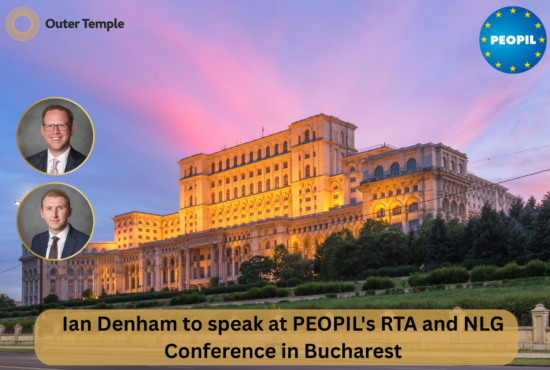 Ian Denham to speak at PEOPIL's RTA and NLG Conference in Bucharest