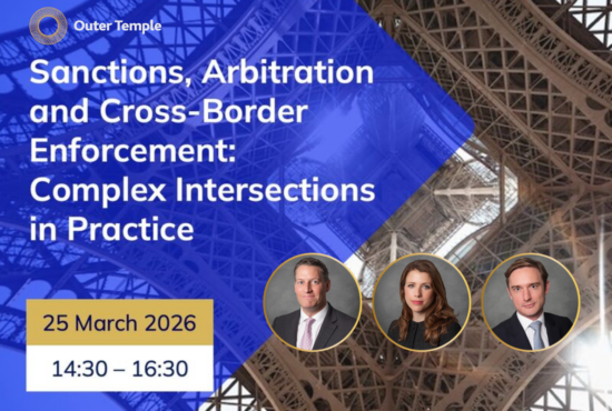 Outer Temple's Sanctions team speaking at Paris Arbitration Week 2026