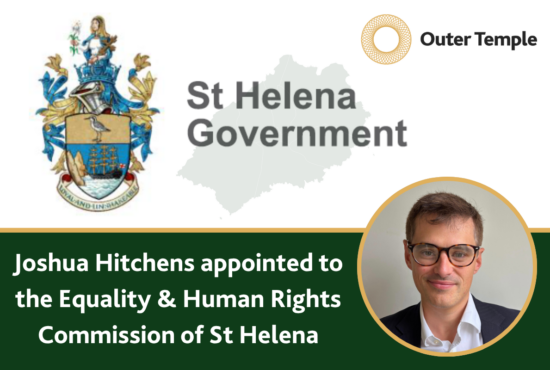 Josh Hitchens appointed to Equality & Human Rights Commission of St Helena