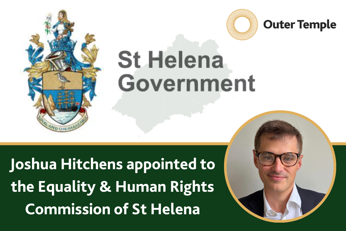 Josh Hitchens appointed to Equality & Human Rights Commission of St Helena